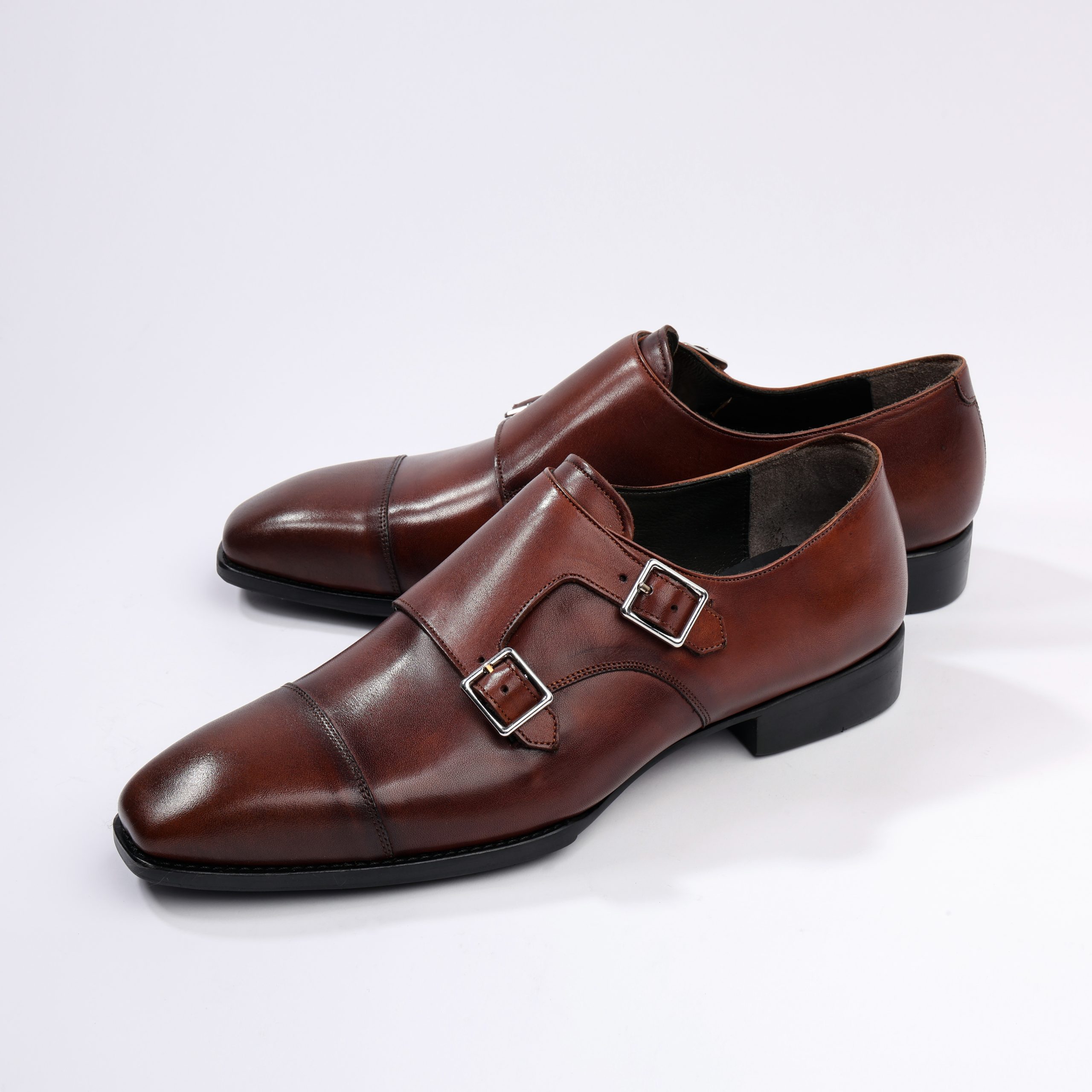 Giày Da Ý Monkstrap C7